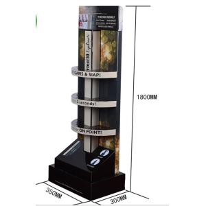 160gsm Advertising Cardboard Shelf Display Gold Silver Hot Stamping