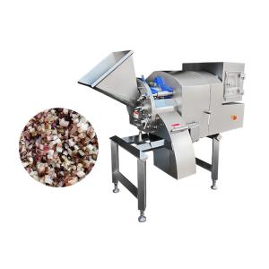 3D Frozen Meat Dicer High Speed Beef Cube Cutting Equipment