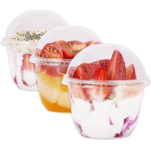 Quality Clear Transparent Custom Disposable Cups Plastic Coffee Cups With Dome Lid for sale