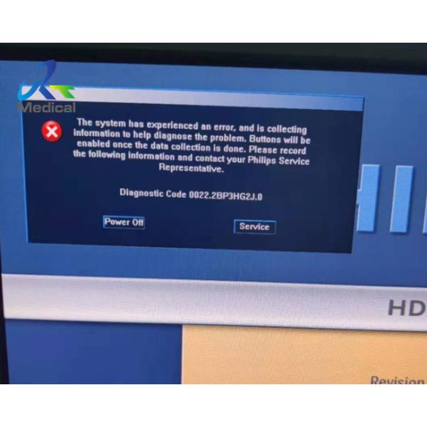 HD15 Report Error 0022 Ultrasound Machine Repair Replace Power Supply