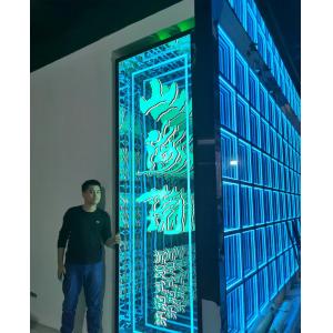 Customized 3D Projector Mirror Acrylic Advertising Light Boxes with 12V Input