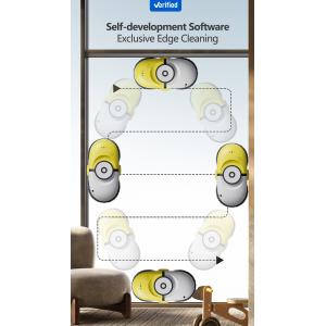 Household Remote Control Glass Cleaner Robot 350mAh Portable Window Washers For