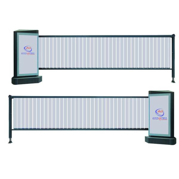 Buy RS485 Automatic Parking Advertising Barrier Gates With Advertisement 450 * 880mm at wholesale prices