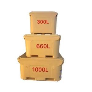 300L Rotomolded Cooler Box , Fishing Chilly Bin With PU Insulation