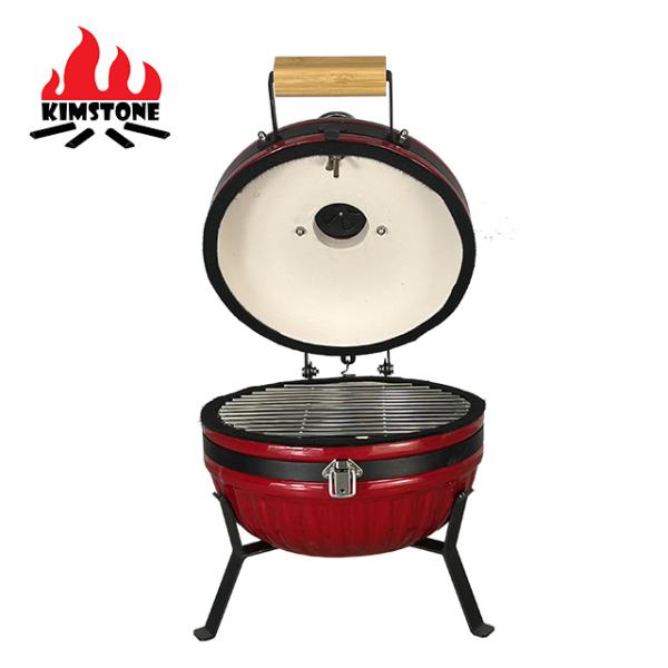 KIMSTONE 12 Inch Media Oven Tandoori Commercial Kamado Griller Charcoal for Restaurant Ahumador De Carbon Grill Egg Kamado