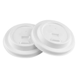 100% Compostable Biodegradable Disposable Sugarcane Bagasse 80mm 90mm Water