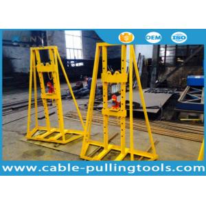 15T - 20T Cable Handling Equipment / Cable Drum Hydraulic Reel stand
