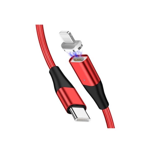 Buy QS MG7018, Magnetic USB C TO 8Pin Cable at wholesale prices