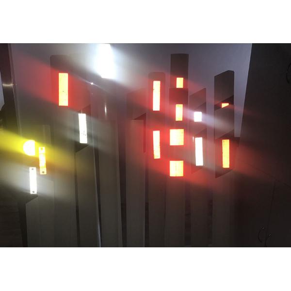 Flexible Traffic Delineator Post 1300 X 115 X 4mm Road Construction Safety Sign Reflective