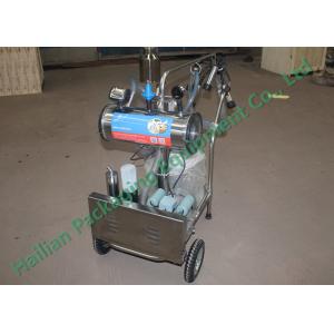 Portable Mobile Milking Machine Farm Trolley , bucket milking machine
