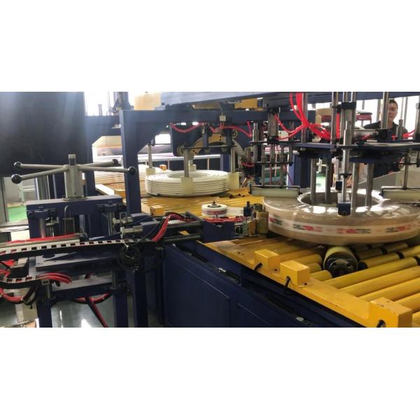 Buy 300mm Plastic Coil Packing Machine With Labeling Unloading System at wholesale prices