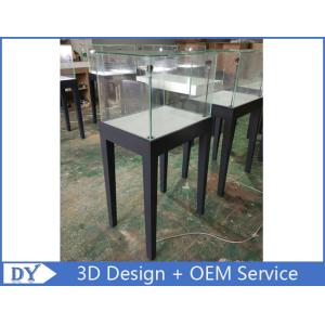 Manufacturer supplier modern simple style wooden gray color museum exhibit cases