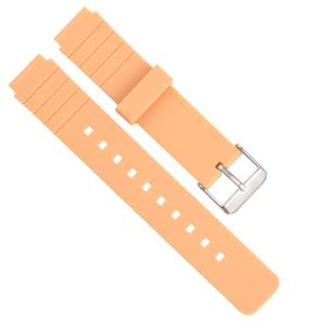 2 Pieces Stiff Silicone Adjustable Watch Band 16mm 100 Waterproof
