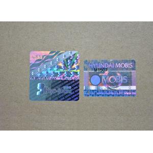 One - Off Square Holographic Security Stickers With Customized Design