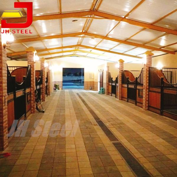 Australia Timber Bamboo Boards European Horse Barns 3.8m 4m Non Rusting