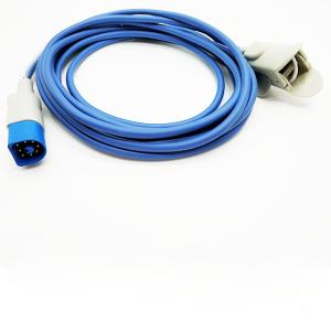 Blue HP Pediatric 3M Spo2 Finger Clip , Medical Monitor Spo2 Sensor Cable