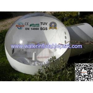 Single Layer PVC Inflatable Bubble Tent , Inflatable Igloo Tent