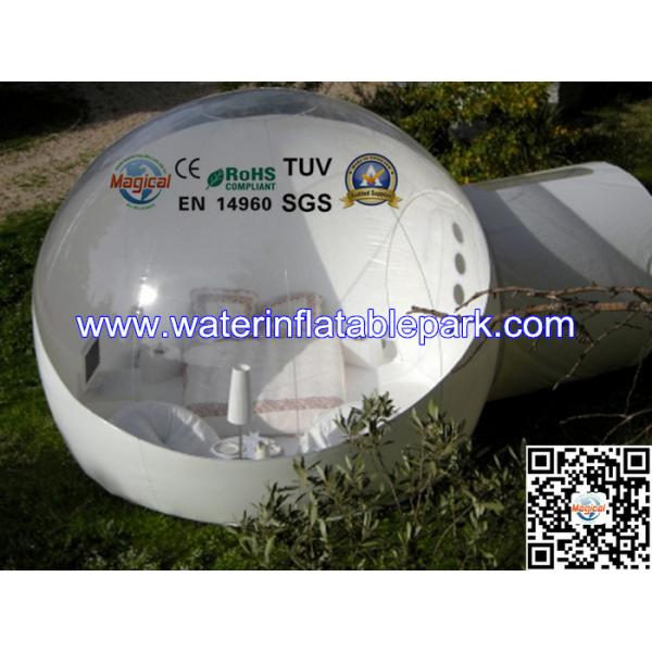 Buy Single Layer PVC Inflatable Bubble Tent , Inflatable Igloo Tent at wholesale prices