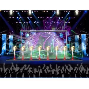 Indoor Office Colorful Pretty Ellipse Automatic String Water Curtain Fountain