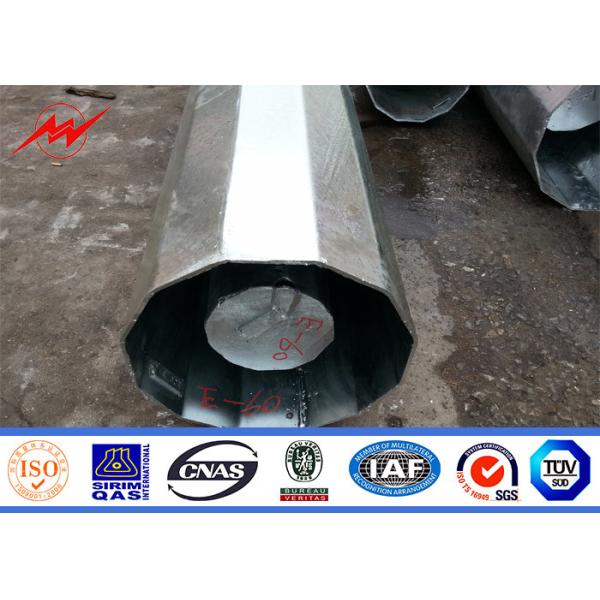Buy S500 Q345 Galvanized Steel Transmission Pole Conical ASTM A123 at wholesale prices
