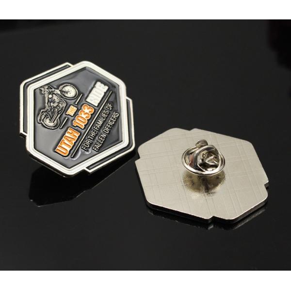 Zinc alloy brooch pin Stamp school badge Car motor club religion logo words picture sign custom