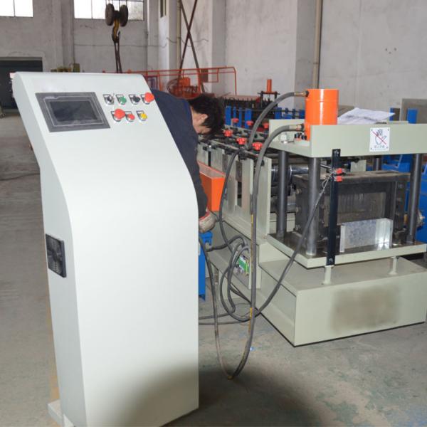 0.75 - 1.0mm Composite Decking Roll Forming Machine 300mm Galvanised Metal Profile Sheet