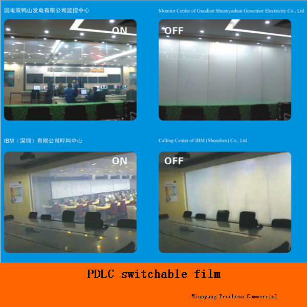 switchable privacy film pdlc film for hotel window