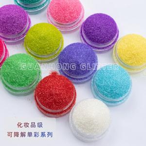 Christmas Plant Cellulose Biodegradable Glitter For Face Hexagonal High