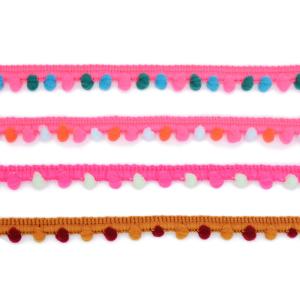 Water Soluble Garments 1.2cm Ball Pom Pom Trim