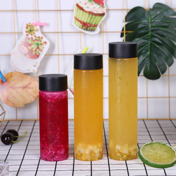 Buy 170mm Height Plastic Beverage Cans Clear Voss Bottle Food Grade at wholesale prices