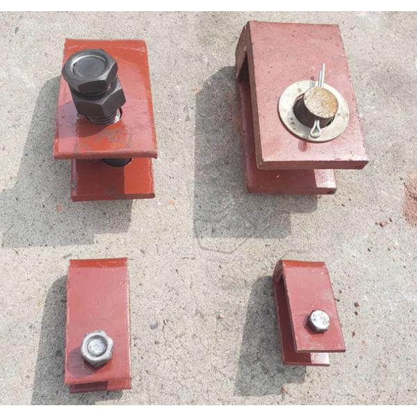 Q235 508mm Shift Spring Hanger Supports Connecting U-Shaped Ears