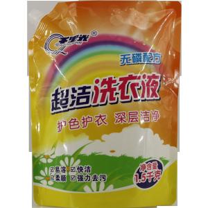 Stand Up PET Spout Pouch for Laundry Detergent