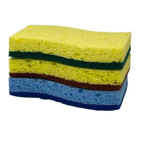 China Kitchen cellulose sponge Absorbent biodegradable compostable Support customization on sale