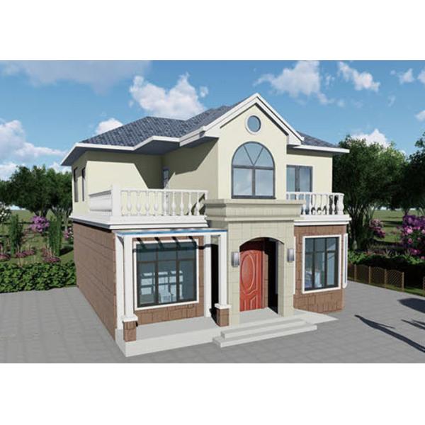 Galvanized Double Deck Light Steel Prefabricated house Villas Saving Australian