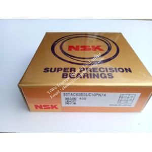 NSK ball screw bearing , Precision angular contact ball bearing 30TAC62BSUC10PN7