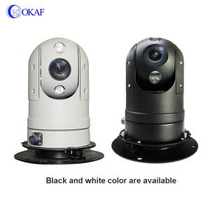 High Defination Vehicle PTZ Camera , Infrared Dome IP Camera PTZ Auto Tracking