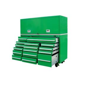 Steel Cabinet Tool Chest with Stainless Steel Handles and Rolling Wheels Durable