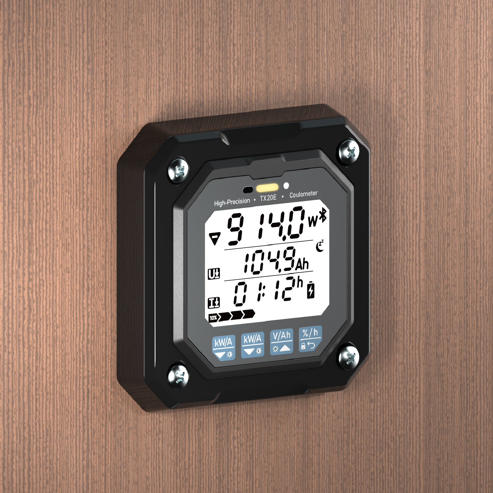 TX20 RV Battery Monitoring System Auto Brightness Bluetooth Low Power 8-80V 0-500A