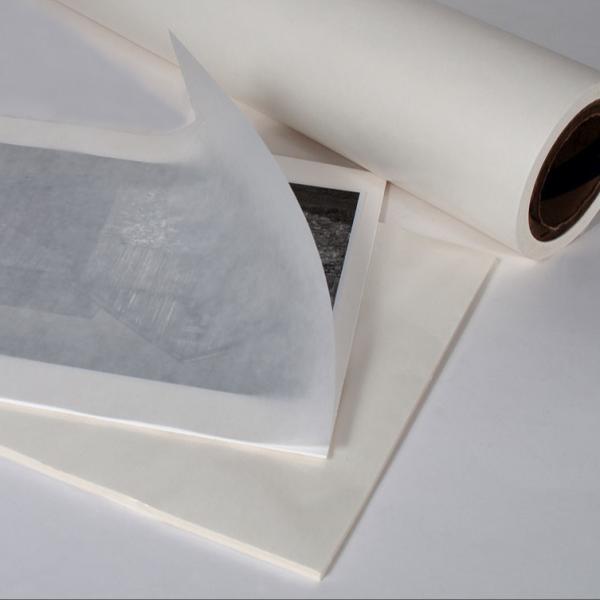 Buy 58gsm 60g/M2 Glassine Protective Sheets Silicone Release Paper For Stickers FSC at wholesale prices