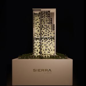 1:125 Scale Architectural Scale Model with Acrylic ABS and Metal Materials for
