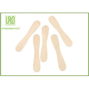 Quality Customized Shape and Size 93mm Flat Edge Ice Cream Spoon Sticks for sale
