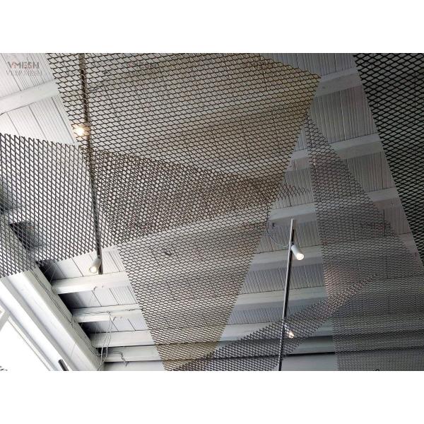 Buy PVDF Black Aluminum Expanded Metal Ceiling Panels at wholesale prices