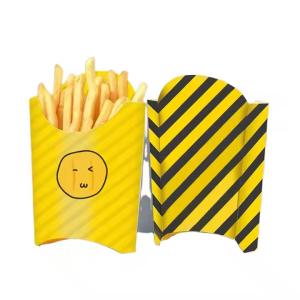 Customized Paper Cardboard Fast Food Take Out Boxes French Fries Burger Pizza