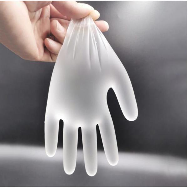 S-XL Size PVC Latex Free Vinyl Disposable Gloves Blue White Oilproof Waterproof