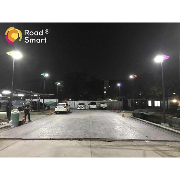 210lm / W Outdoor Solar Powered Street Lights With Lithium Battery Backup 3 - 5 Rainy Days