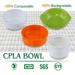 Quality PLA unique clear fruit salad bowl,FDA SGS certificated disposable biodegradable CPLA coffee stirrer for paper cups pac for sale
