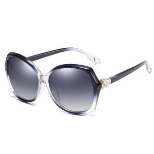 144MM PC Sunglasses Women'S Polarized With Readers Diamond Decoration