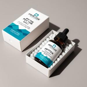 Customizable Dropper Bottle Sticker for Pharmaceutical Oil Peptide Package