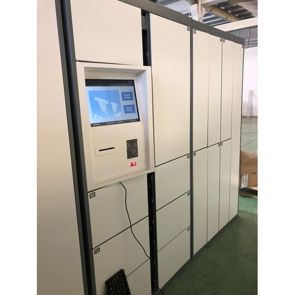 Electronic Smart Laundry Locker System For Dry Cleaning Service QR Code Scanner
