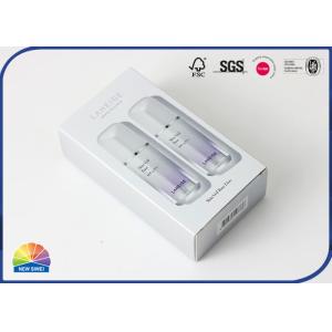 Sunblock Cream Folding Carton Box 4c UV Print Rectangle Shape